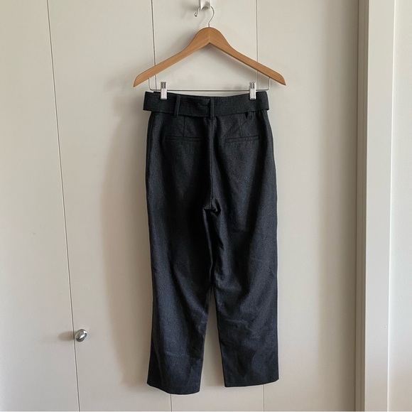 🍂 fall drop🍂 Wilfred Aritzia tie front pants wool dark grey - Picture 3 of 8